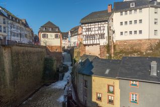 Blick auf den Wasserfall.