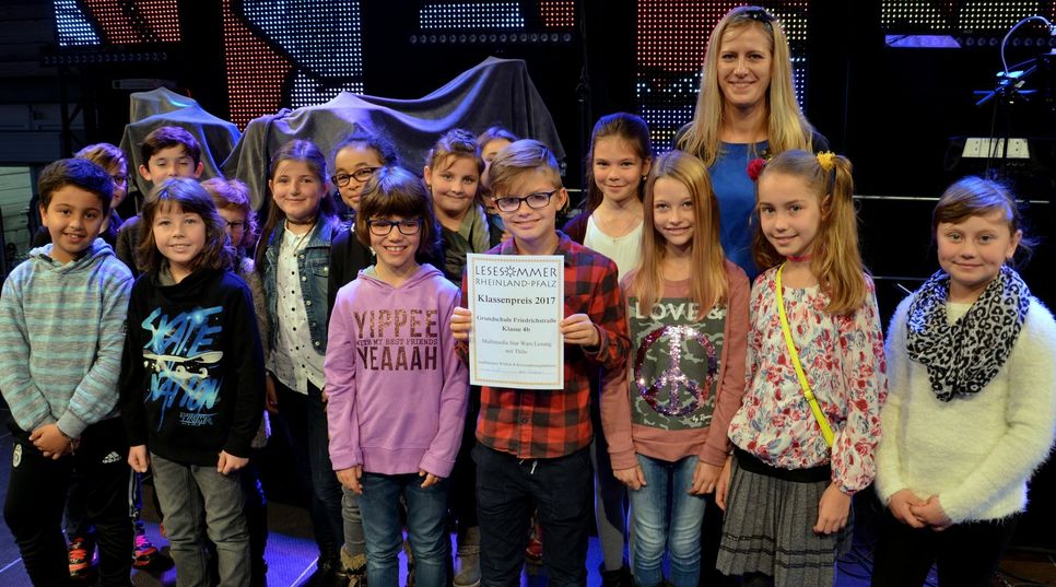 Gemeinsam zum Erfolg: die Klasse 4b der Grundschule Friedrichstraße