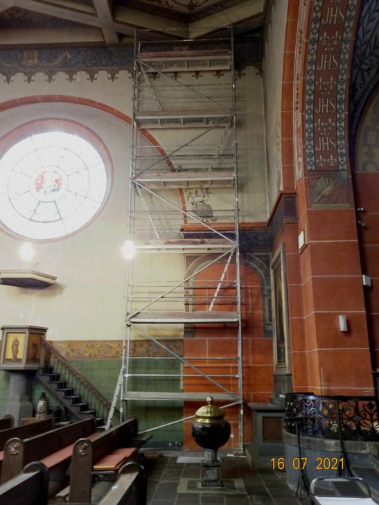 Im Moment wird noch getestet, wie der Ruß letztlich entfernt werden soll.