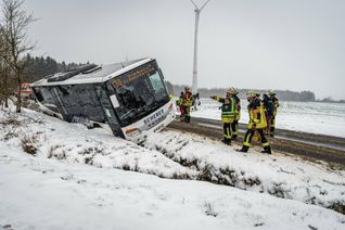 Unfall zwischen Biebern und Nannhausen.