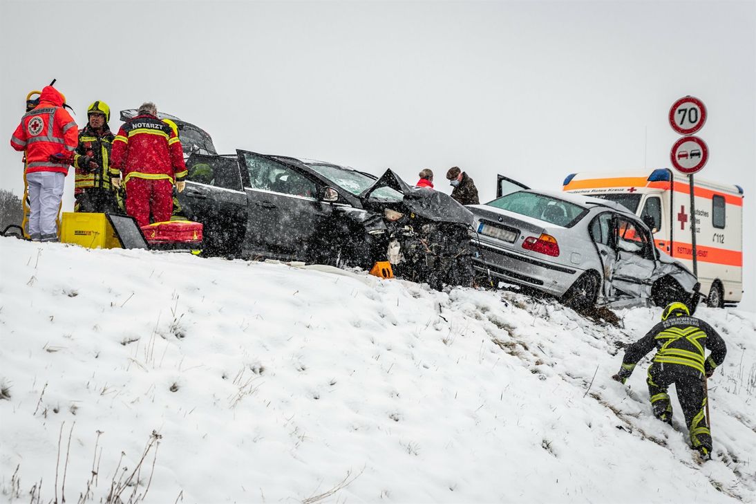 Unfall zwischen Kirchberg und Kappel.