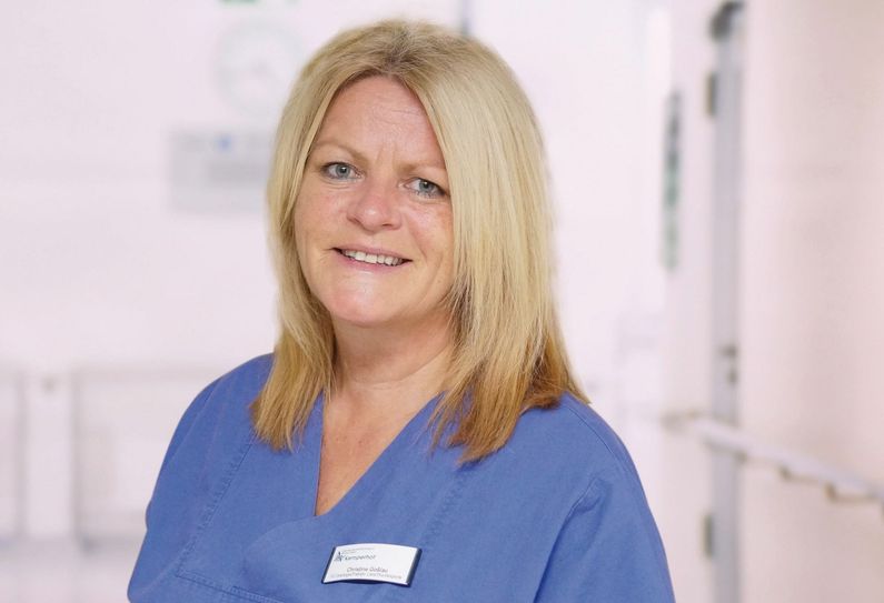 Beliebte Krankenschwester: Christine Goßlau wurde bei einem bundesweiten Wettbewerb nominiert.