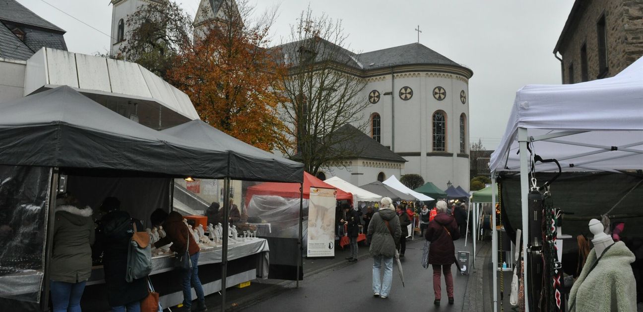 Das Wetter spielte beim Katharinenmarkt nur zeitweise mit.