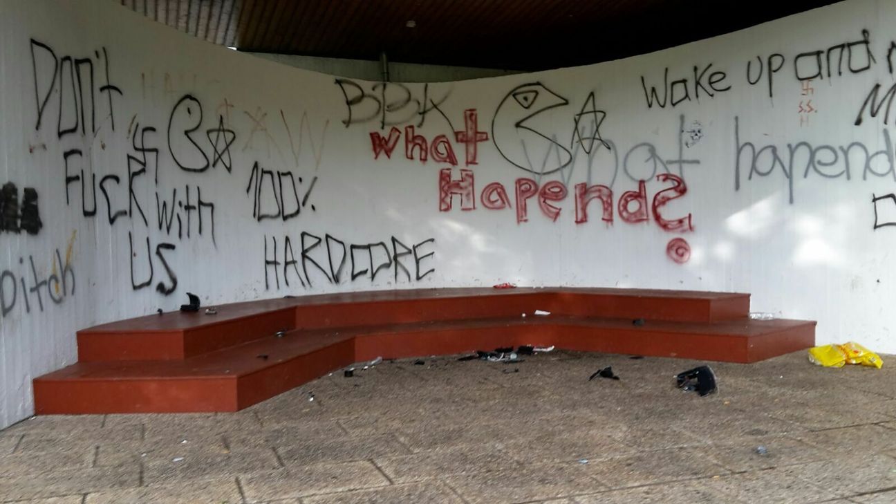 Vandalen wüteten im Kurpark von Gemünd. Foto: Stadt Schleiden