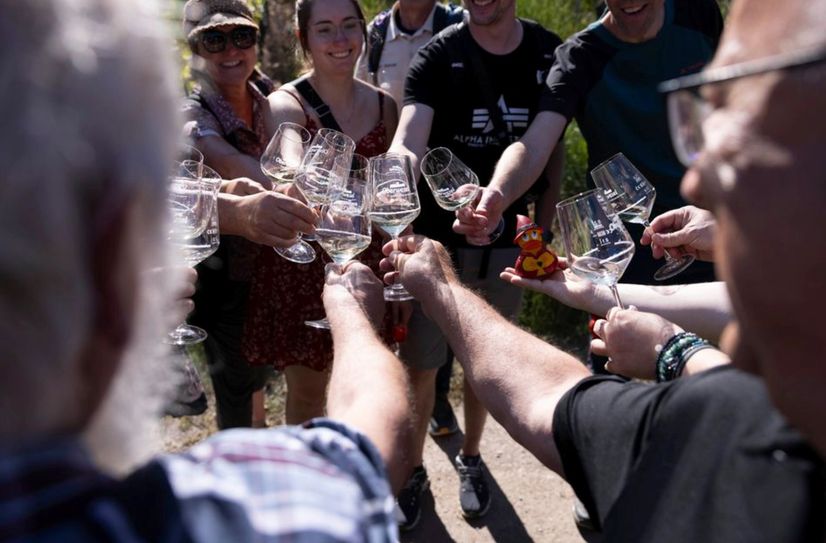 Gute Stimmung beim BUGA29-Wanderevent.