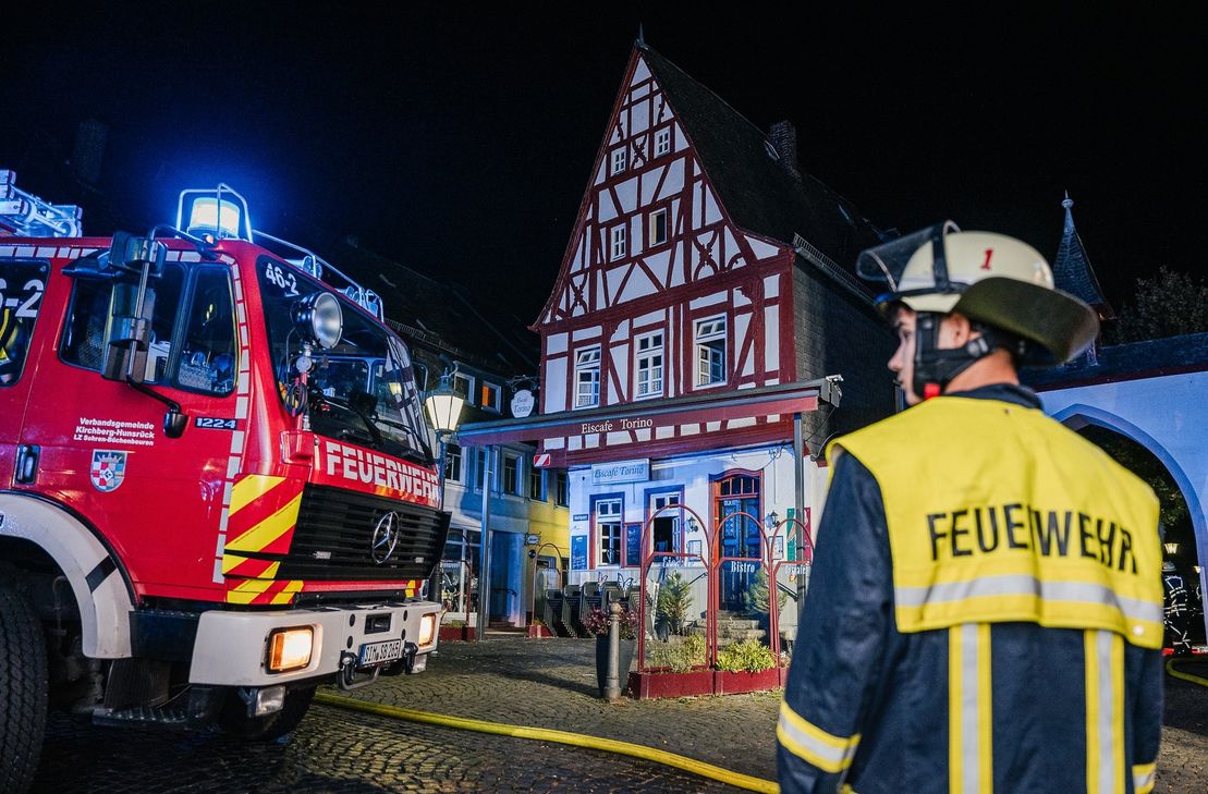 Im Eiscafé Torino, direkt am Marktplatz gelegen, brannte es in der Nacht auf Samstag.