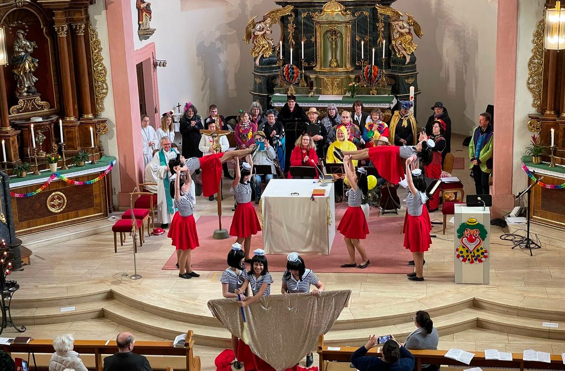 Der Fastnachtsgottesdienst in Simmern.