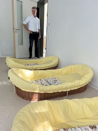 Die Schlafkörbchen ...