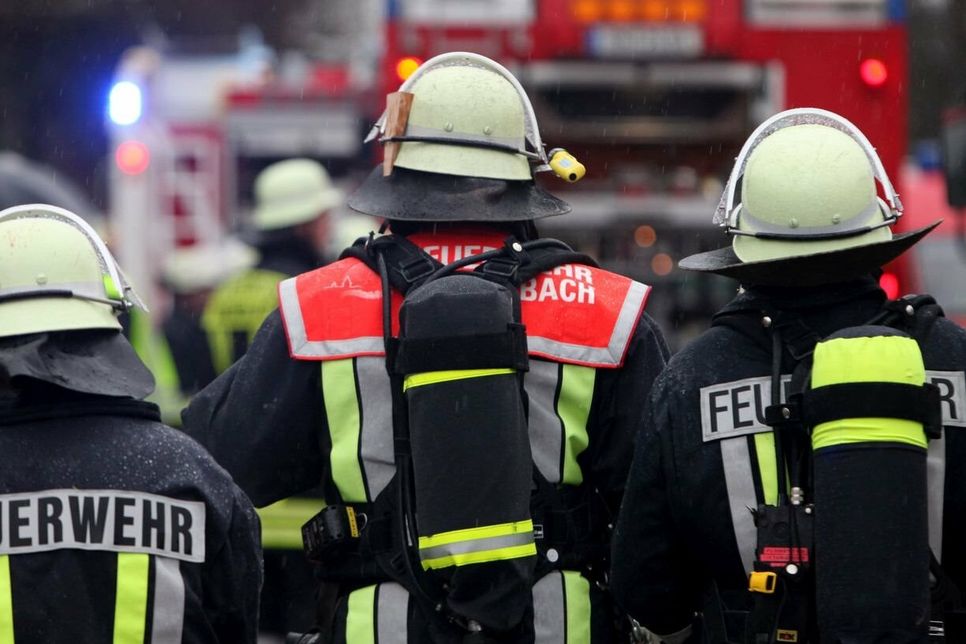 Die Freiwilligen Feuerwehren aus Bad Bertrich, Kennfus, Lutzerath und Ulmen waren im Kurort im Einsatz.