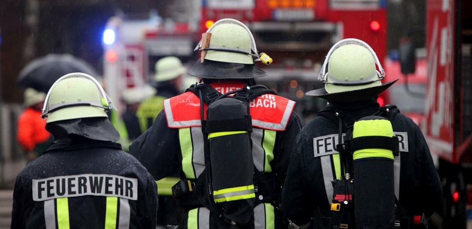 Die Freiwilligen Feuerwehren aus Bad Bertrich, Kennfus, Lutzerath und Ulmen waren im Kurort im Einsatz.