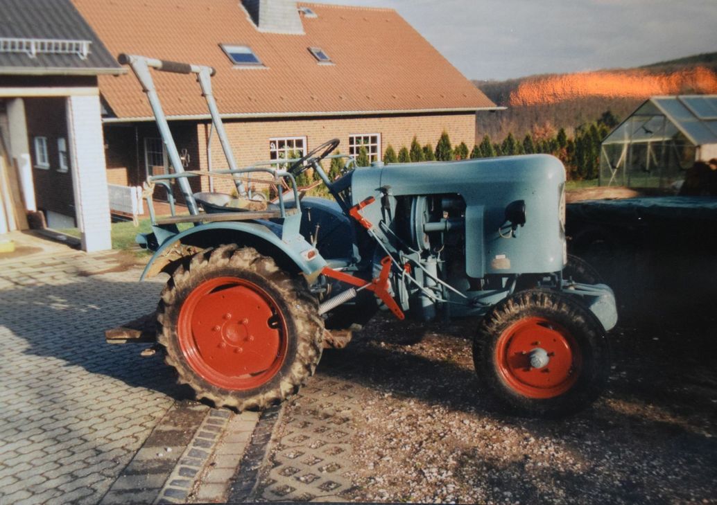 Der Eicher-Traktor wurde 1957 gebaut. Foto: Privat
