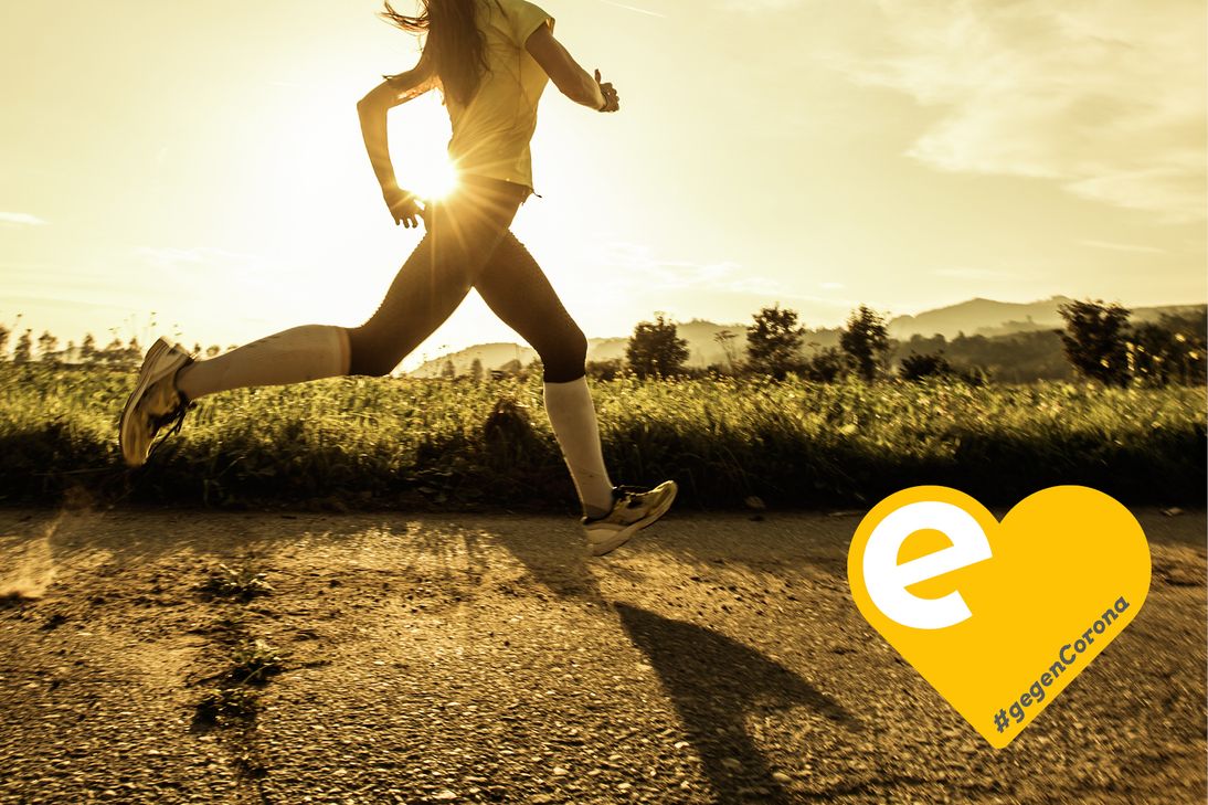 Mit "Herz und Energie" engagieren sich e-regio in Zusammenarbeit mit dem Kreis Euskirchen und  dem KreisSportBund Euskirchen gegen Corona. Foto: e-regio