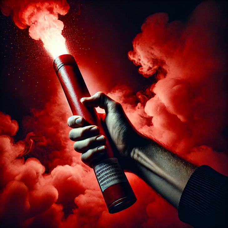 Symbolbild eines "bengalischen Feuers"