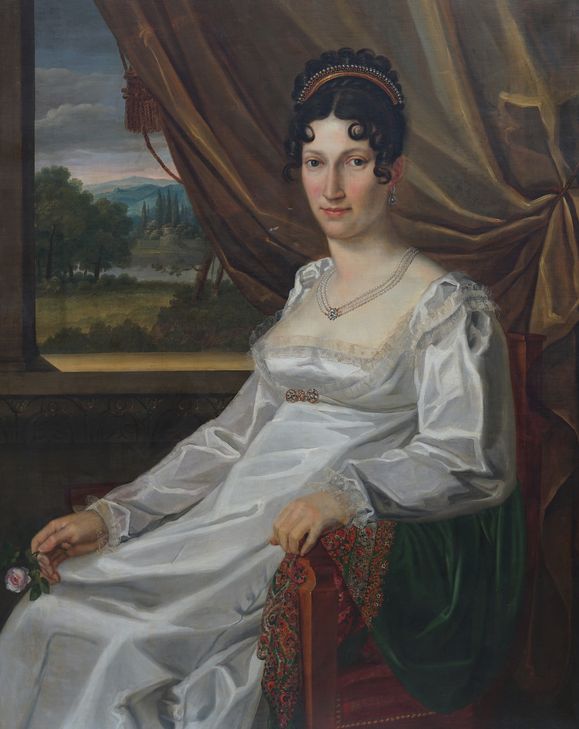 Johann Anton Ramboux: Porträt von Anna Maria Franziska, 1812-1815, Schenkung der Familie Reverchon.