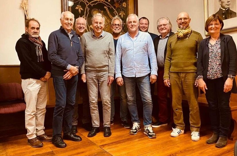 Alter und neuer Vorstand der Kolpingfamilie freuen sich auf den Monschauer Karnevalsball am Samstag, 4. Februar, ab 19.11 Uhr im Kolpinghaus.