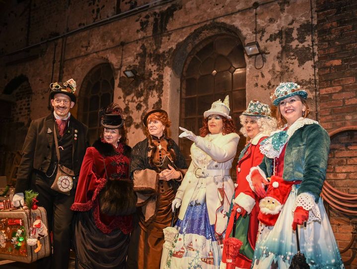 Der viktorianische Weihnachtsmarkt in Saarburg. Foto: Toni Müller