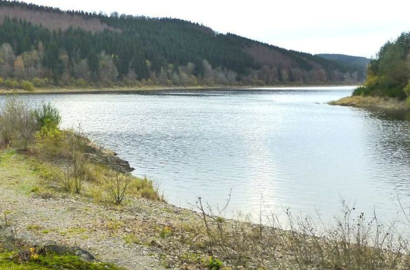 Die Oleftalsperre weist einen Füllstand des Nutzraums von 72 Prozent auf. Foto: Archiv