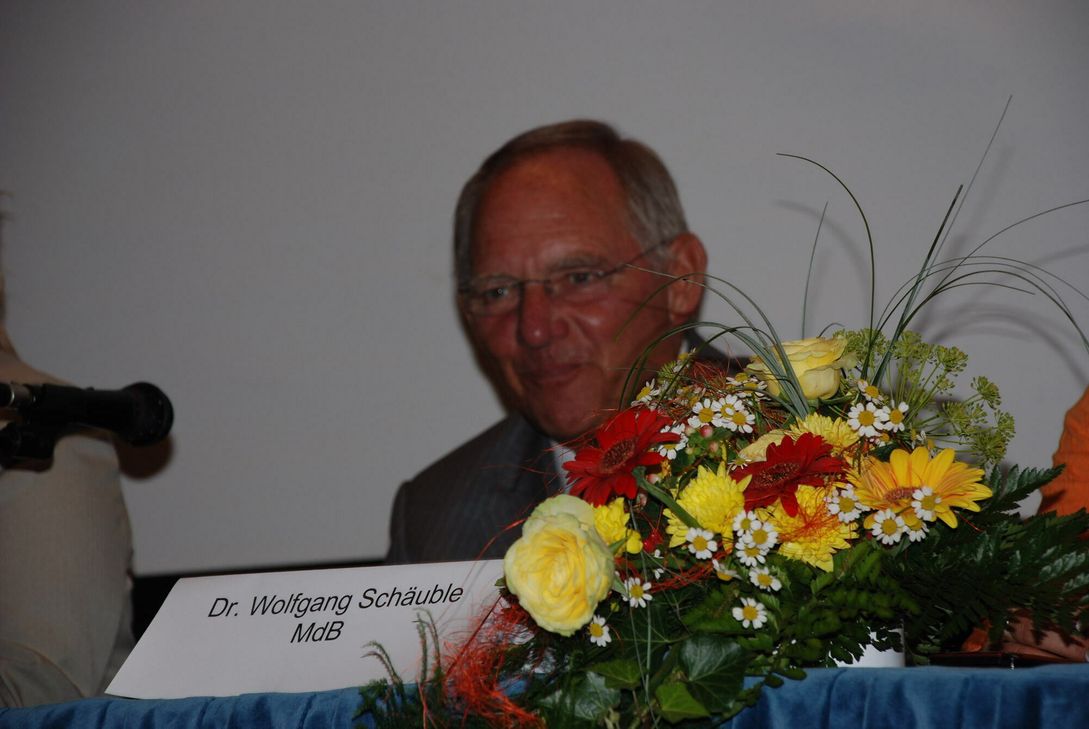 Wolfgang Schäuble 2014 in Idar-Oberstein.