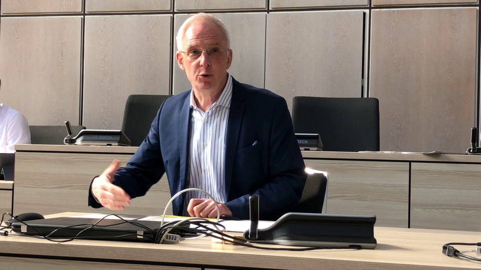 Coronakrise: Wolfram Leibe schildert die Herausfoderungen der Stadt. Foto: Kreller