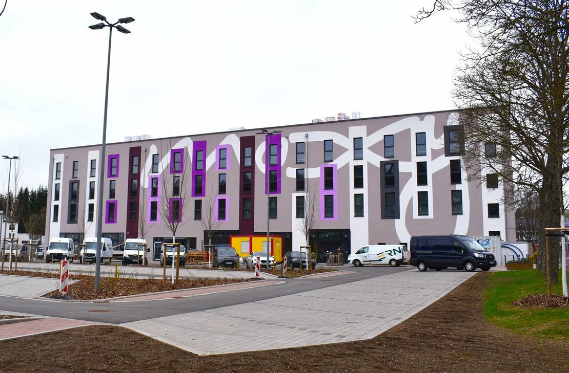 Das neue Hotel in Simmern.