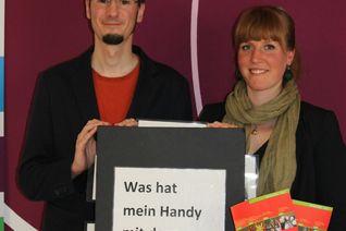 Sophie Lungershausen und Michael Jakobs von der Lokalen Agenda. Foto: FF