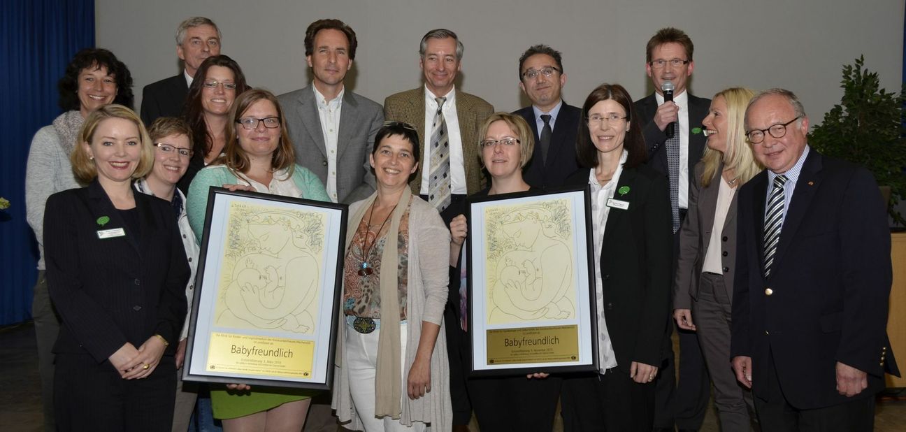 Die Klinik für Geburtshilfe und die Kinderklinik im Kreiskrankenhaus Mechernich wurden beide als „babyfreundlich“ im Sinne der gleichnamigen Initiative von Weltgesundheitsorganisation (WHO) und Unicef zertifiziert. mn-Fotos