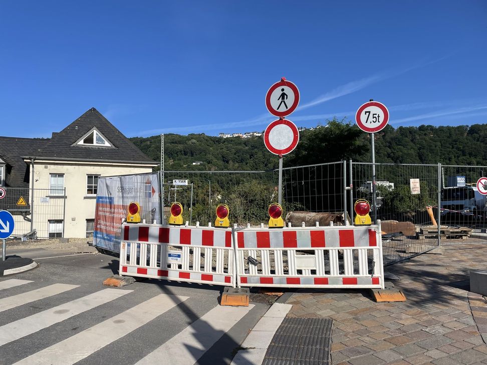 Großbaustelle Eisenbahnüberführung