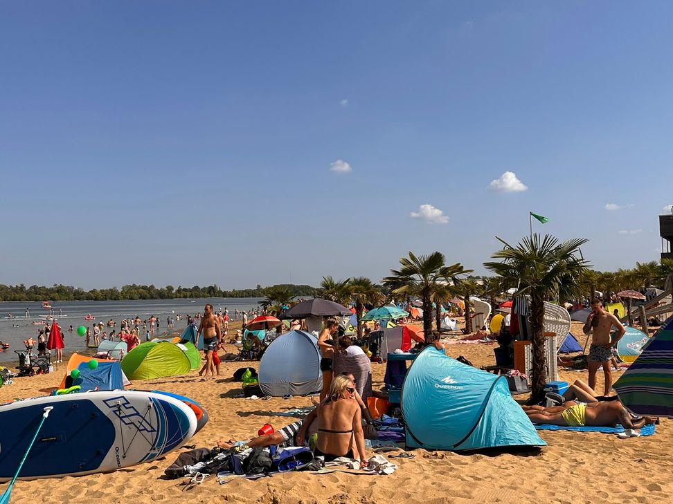 Start der Badesaison im Seepark Zülpich. Ab sofort täglich ab 9 Uhr geöffnet.
