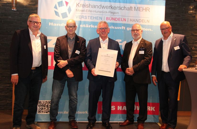 Ehrung vonMarco Berger