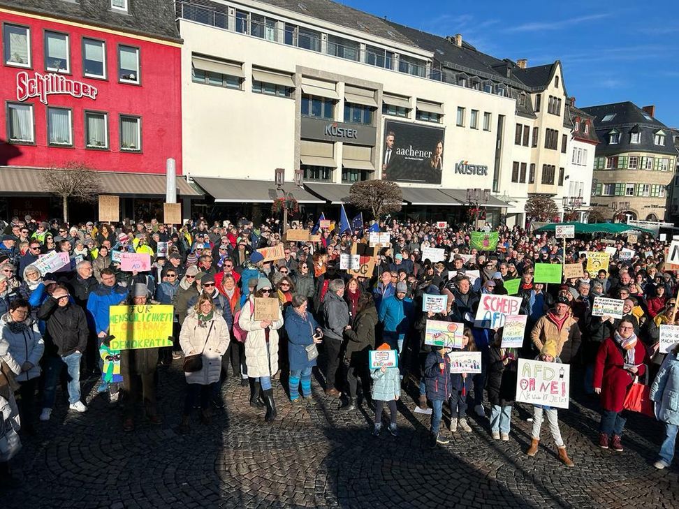 Die Teilnehmer kamen nicht nur aus Mayen, sondern aus der ganzen Region.