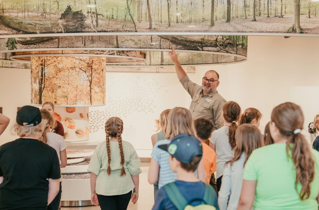 Die nächtliche Führung startet um 19 Uhr in der Erlebnisausstellung »Wildnis(t)räume« in Vogelsang IP und führt später zum Eifeler Sternenhimmel.