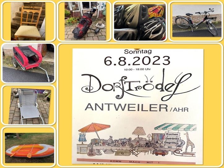 Nicht vergessen: Am Sonntag nach Antweiler kommen!