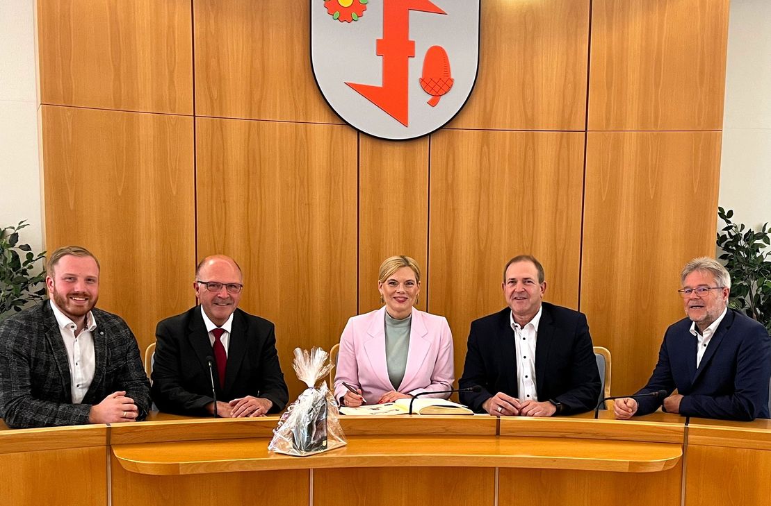 Bundestagspräsidentin Julia Klöckner war zu Besuch in Idar-Oberstein