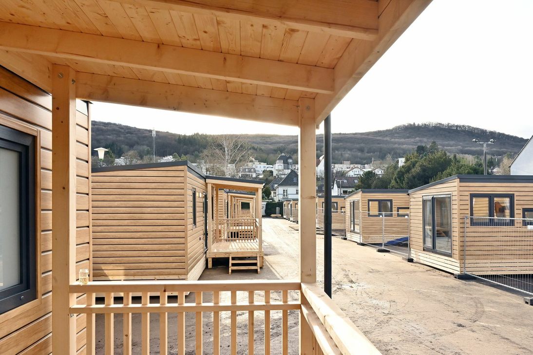 Tiny-Häuser am TWIN-Bad. Foto: Vollrath