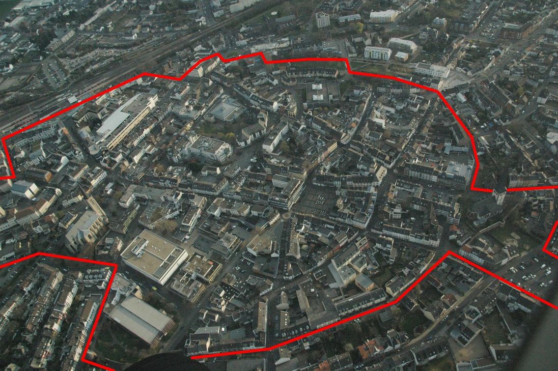 Der Bereich, der vom Integrierten städtebaulichen Handlungskonzept umfasst wird, ist vor allem der altstadtliche Kern Euskirchens. Archivfoto: Mager