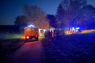 Großeinsatz für die DRK-Bergrettung und die Freiwilligen Feuerwehren Wirfus und Kaisersesch.