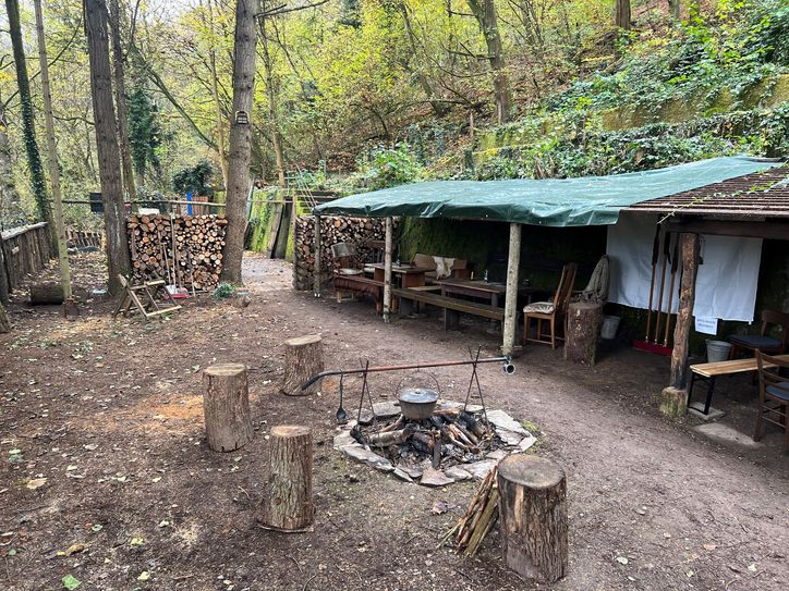 Hier wurde am Wochenende gefeiert.