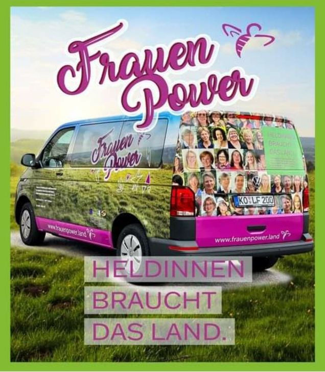 Mit dem Leader-Projekt „Frauenpower - Heldinnen braucht das Land“ haben die Landfrauen eine Kommunikationskampagne zu regionalenn Themen gestartet.
