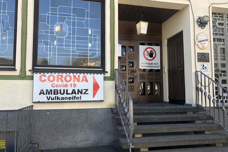 In Daun hat die erste Corona-Ambulanz im Vulkaneifelkreis ihre Türen geöffnet. Foto: Woltmann