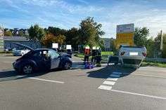 Spektakulärer Unfall in Meisenheim.