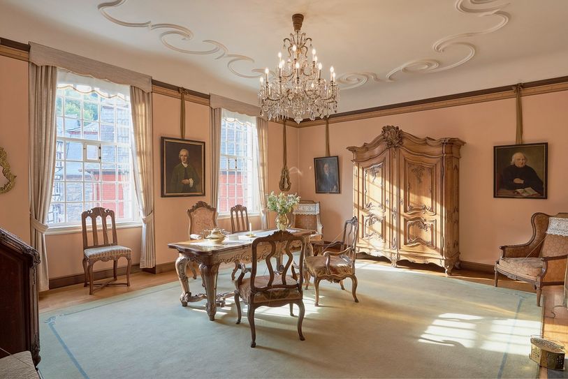 Blick in das Wohnhaus des Roten Hauses in Monschau.Foto: Willi Filz