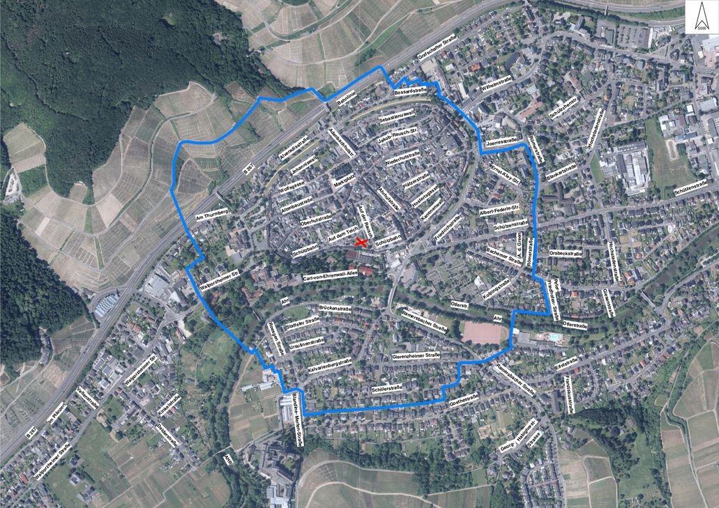 In einem Radius von 500 Metern um die Fundstelle muss das Gebiet evakuiert werden.