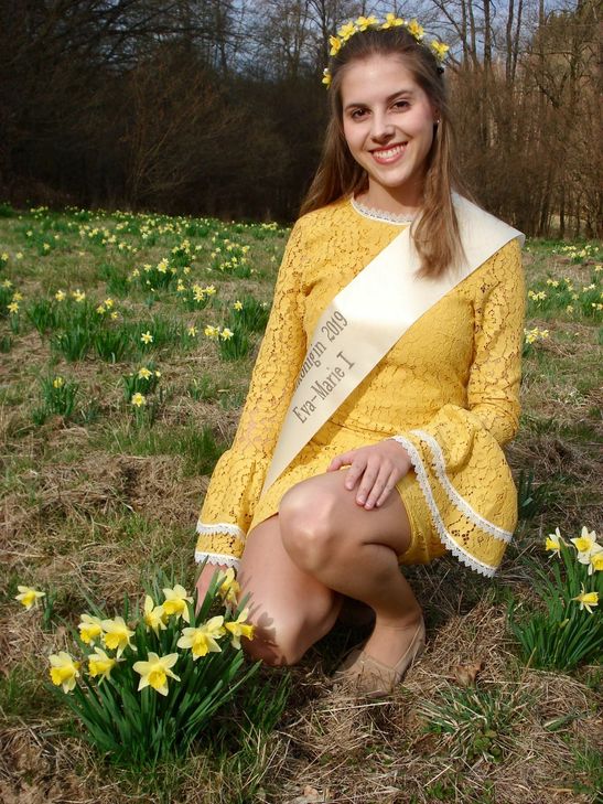 Narzissenkönigin Eva-Marie I. Foto: FF