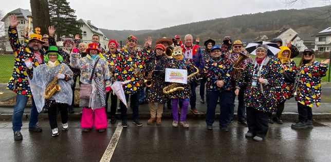 Die Musikfreunde Lantershofen haben zufrieden die Session beendet und blicken nun auf das Jubiläum "50 Jahre".