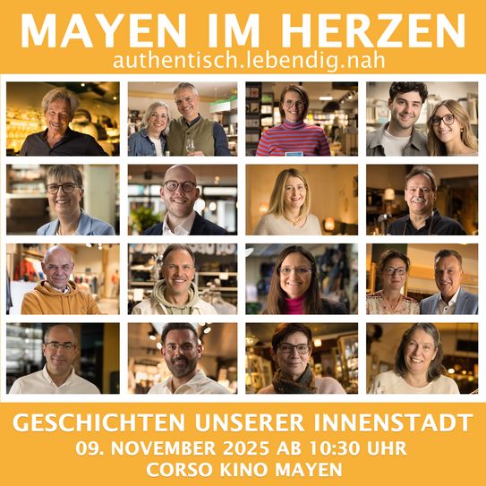 "Mayen im Herzen" - so der Titel der Filmpremiere.