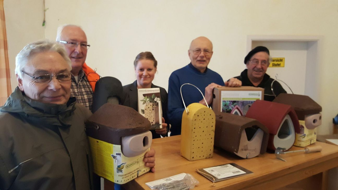 Zahlreiche Nistkästen wurden von der Grünkolone Scheven angeschafft und aufgehängt.