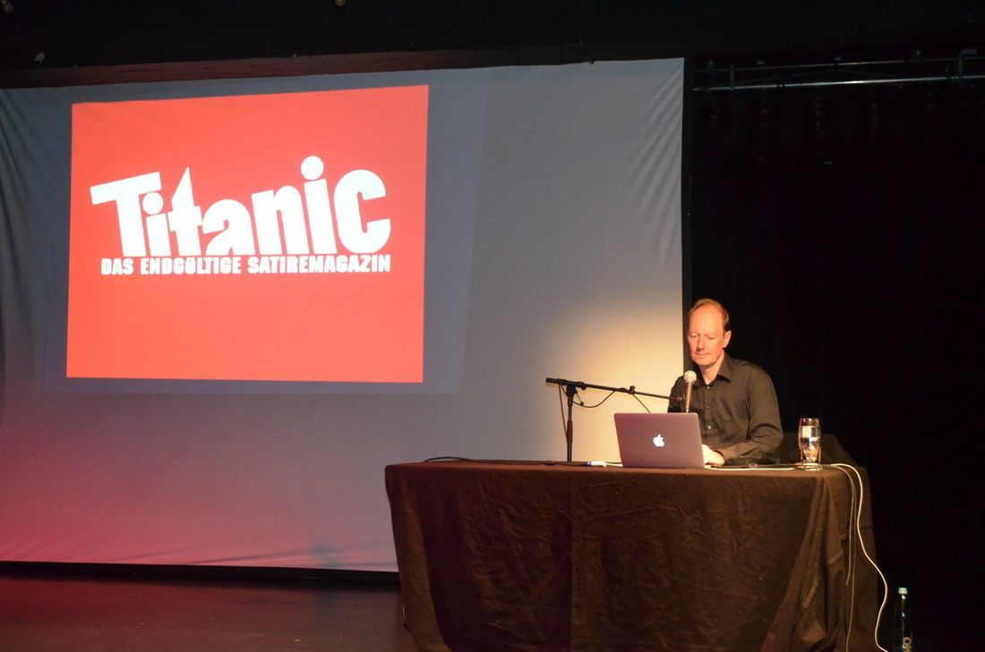 Martin Sonneborn war zu Gast in der Trierer Tufa. Foto: Pees