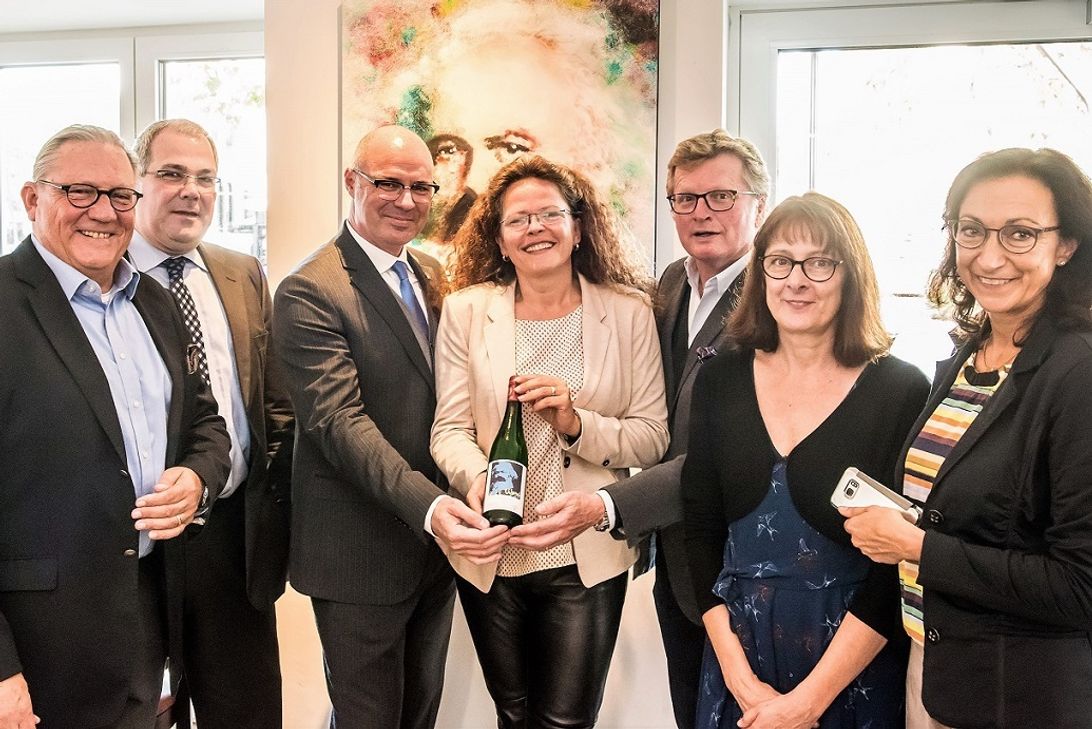 Harry Thiele, Stefan Schmitt, Andreas Ammer, Bärbel Schulte, Alexander Jelen, Lydia Oermann, Hiltrud Zock. Foto Rolf Lorig