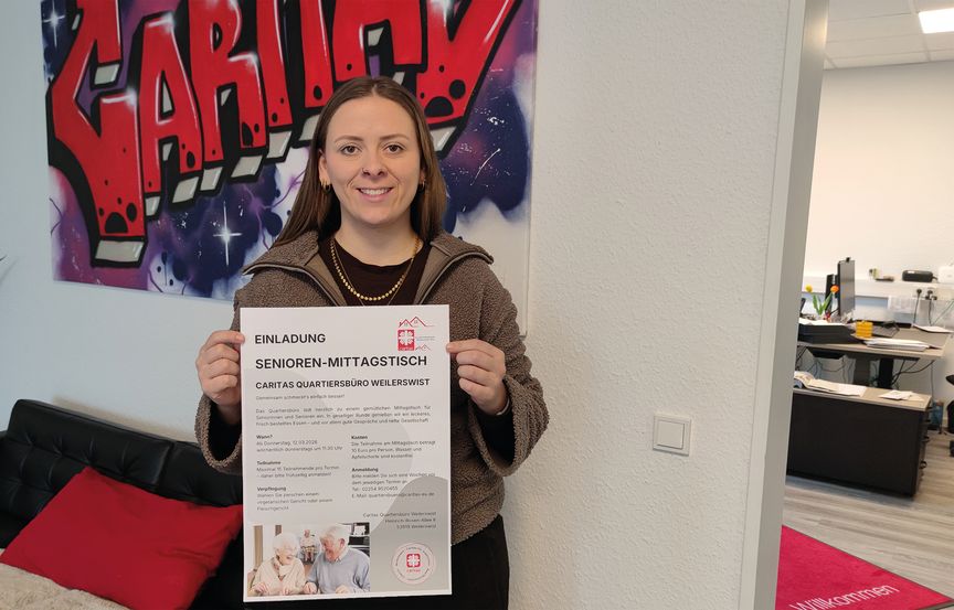 Fester Treffpunkt: Künftig lädt das Quartiersbüro Weilerswist Senioren zum gemeinsamen Mittagstisch ein.