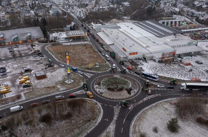 Protestaktion in Simmern.